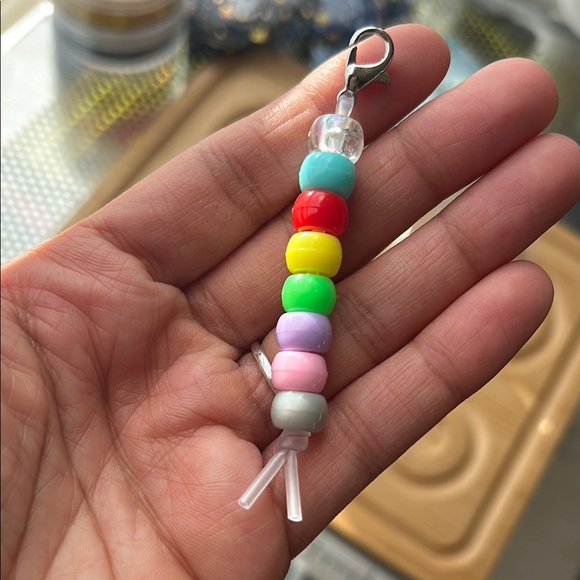 🦖Handmade Colorful Keychain or Backpack Accessory - Picture 2 of 3